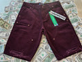 CLASSIC BURGUNDY PLUM CORDUROY SHORTS
